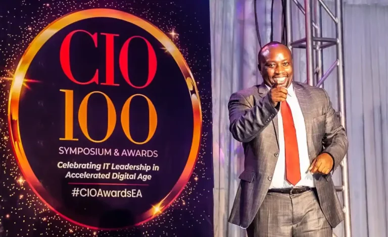 Bernard Rono, CIO Ketepa Ltd during the #CIO100Awards in 2020 for driving digital business growth through tech innovation.