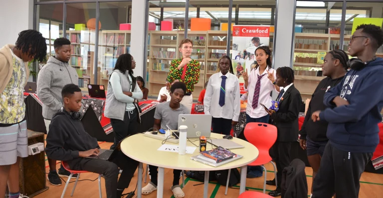 Crawford International School Kenya students in a session.