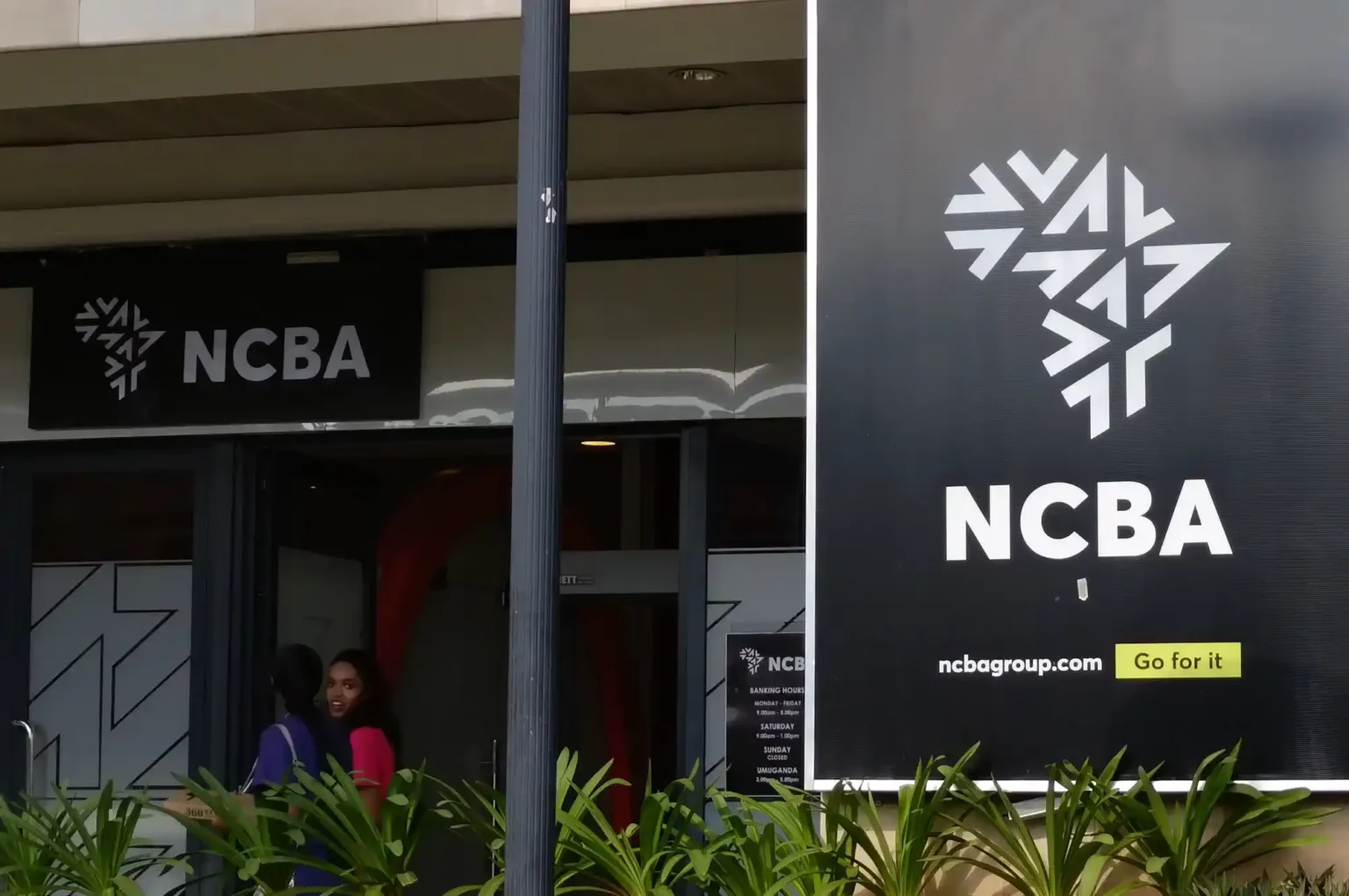NCBA Group branch in Kigali Rwanda. NCBA Group operates a network of more than 100 branches in five countries including Kenya, Uganda, Tanzania, Rwanda and Ivory Coast.