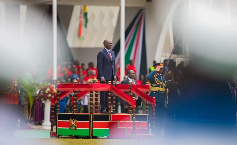 Kenya's President William Ruto during the Jamuhuri Day Celebrations in 2023