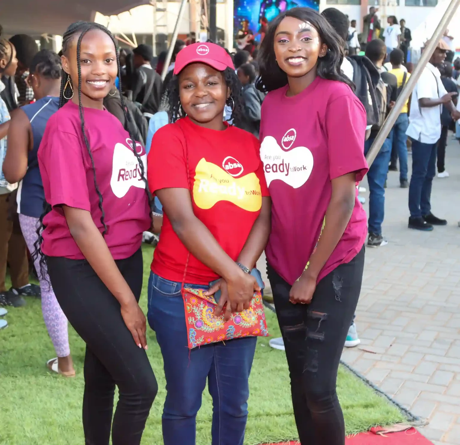 ABSA Kenya's Ready to work beneficiaries pose during a past event. From Education to Employment: Absa Bank Kenya Bridges the Gap for Kenyan Youth.