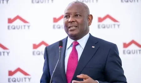 Equity Bank Group Managing Director and CEO Dr James Mwangi