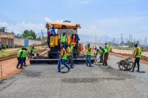Reconstruction works underway on the Mamboleo Junction–Kipsitet Road, enhancing regional connectivity across western Kenya.