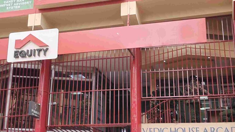 Equity Group’s Insurance Revolution: A New Era of Protection for Kenya Equity Bank branch at Yedic House Arcade in Kenya, showcasing regional presence