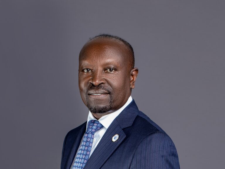 Mohammed Nyaoga, newly appointed Chairman of Absa Bank Kenya, seated during a board announcement event.