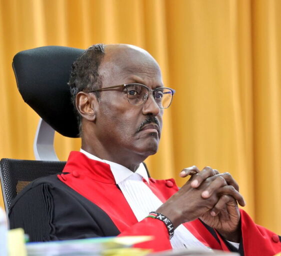 Supreme Court Judge Mohammed Ibrahim Dies at 69 After Long Illness Supreme Court Judge Mohammed Khadhar Ibrahim seated during a past court session in Nairobi