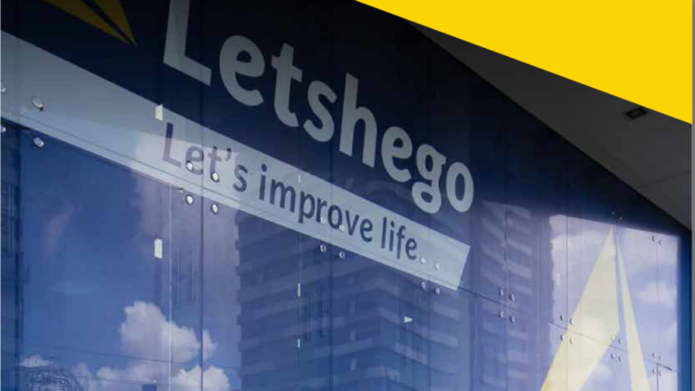 Bar chart showing Letshego profit after tax growth by Southern Africa market in FY2025: Mozambique up 56%, Namibia up 24%, Botswana up 23%