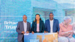 Tom Gitogo, Britam Group Managing Director and CEO, Susan Mathenge, Britam Trust Manager, and Moses Kang'ethe, Acting CEO and Principal Officer of Britam Life Assurance, at the Britam Trust Services launch in Nairobi, Kenya on June 17, 2026.