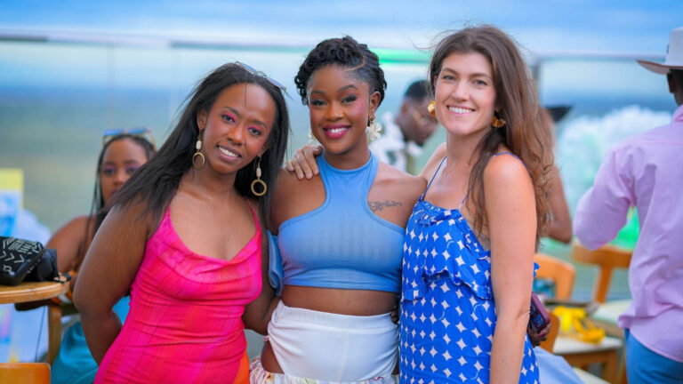 Azziad Nasenya Becomes Garnier’s First Kenyan Face in East Africa Natalie Njenga, Brand Lead International Brands at L'Oréal, Azziad Nasenya, and Marie Van Haesendonck, Managing Director L'Oréal East Africa, at the Garnier Even and Bright Serum Cleanser launch in Kenya