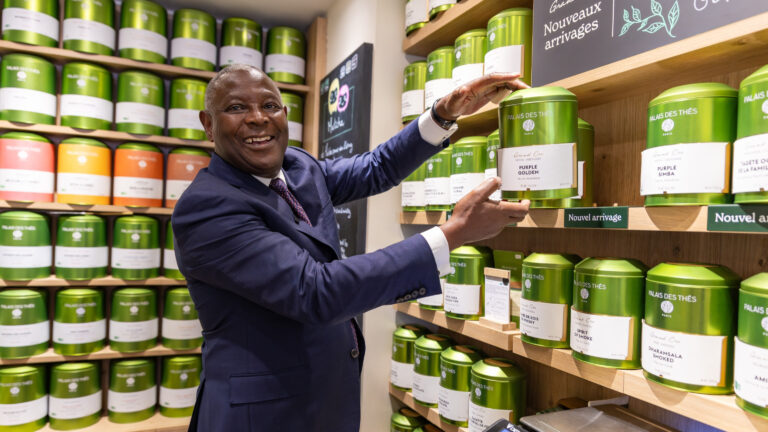 Kenya’s Purple Tea Reaches Paris as Farmers Chase Premium Prices Equity Group Managing Director and CEO James Mwangi at the Kenya purple tea launch at Hôtel de Crillon, Paris, June 2026