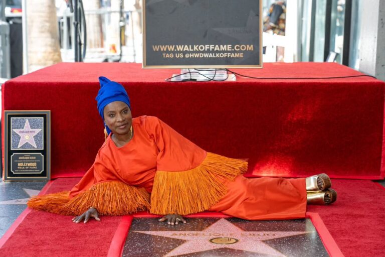 Angélique Kidjo, Beninese singer and five time Grammy winner, in a studio portrait