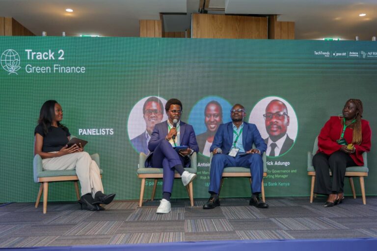 Panellists engage in a discussion during Track 2: Green Finance at the GreenShift Forum 2026.